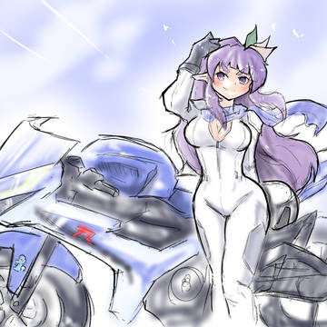 バイクとエルフ