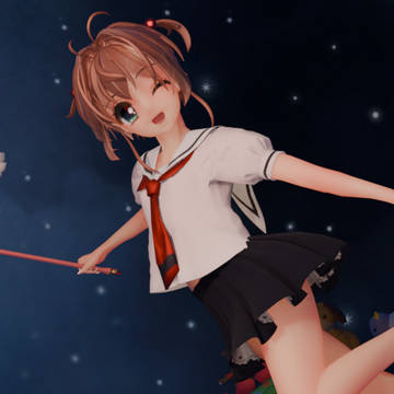 木之本桜-夏制服 Blender