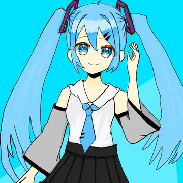 初音ミク描いてみた