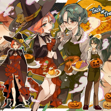 お菓子を食べてくれなきゃ悪戯するわ🎃🎶
