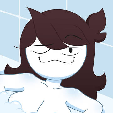 Jaiden chilling in a bathtub