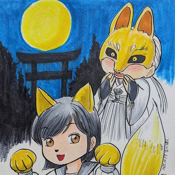 昭和レトロの和風ハロウィン