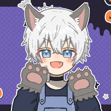 ハロウィンイラスト 狼男 (配信者様に提供)