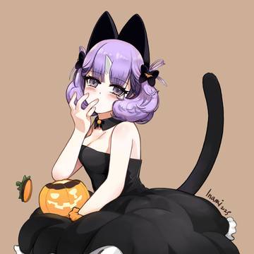 🐾可愛黑貓出沒中，不給糖就咬你喵～🎃🍬