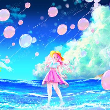 microさんの【歌ってみた動画】の背景イラスト