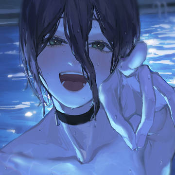 in the pool