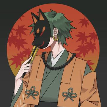 狐面さん