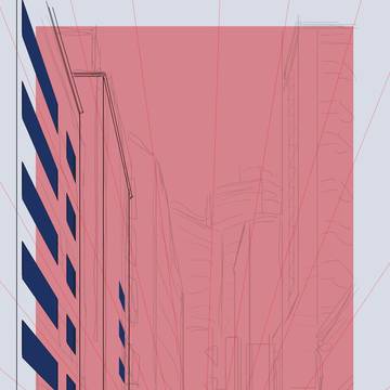 漫画の背景部分の過程