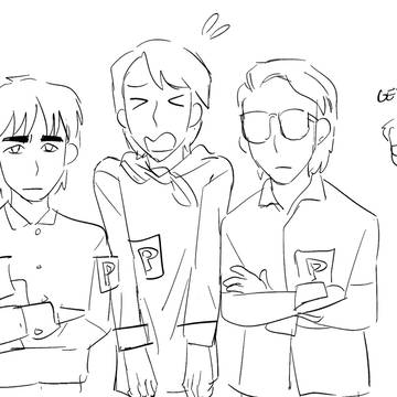 P, mandrake, etc. doodles