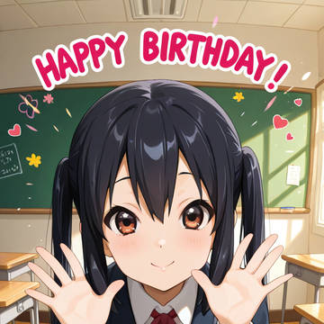 あずにゃんお誕生日おめでとう！