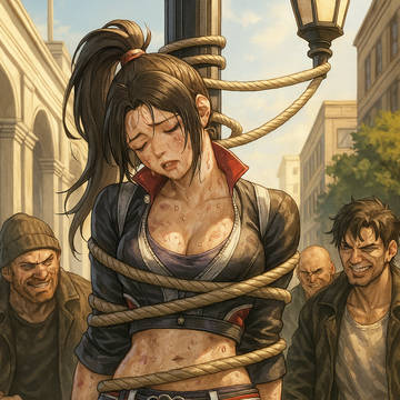 Mai Shiranui: Public Bondage
