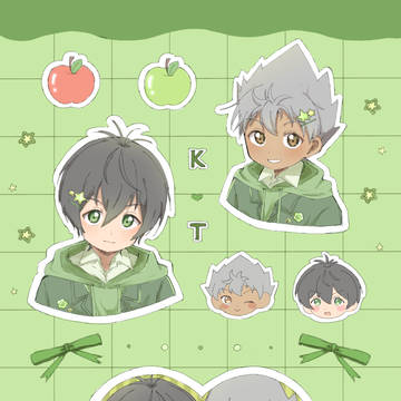 ㋟㋕イラストまとめ💚💚