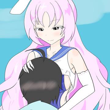 シア おっ〇いハグ