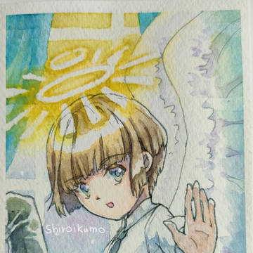 窓辺の役人天使くん