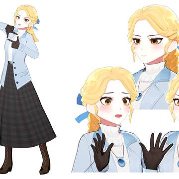【✨MMDモデル配布✨】大人アリスさんがMMD荘園に参上⁉️