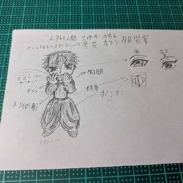 【人外と人間】冬花カラン・キャラデザ