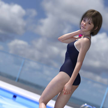 ショートカット・水着が好きなわけではないですが