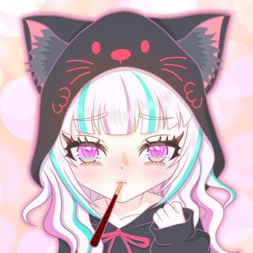 猫耳パーカーでポッキーゲーム