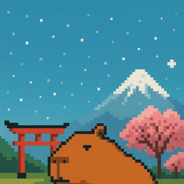 Kapybara kawaii