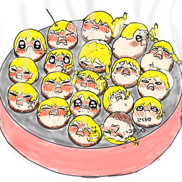 まりちゃたこ焼き（ゆっくり｛G｝ターゲット４）