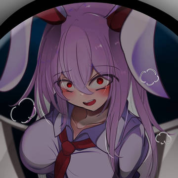 夜中に突然お家に来訪してきたうどんげちゃん