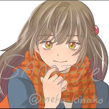 秋と女の子
