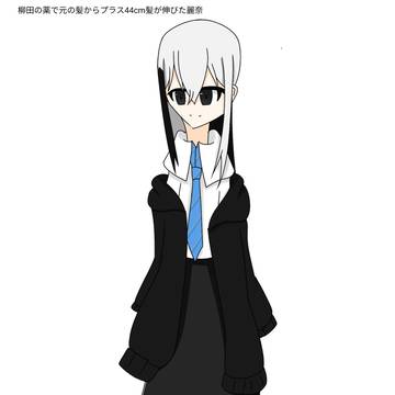 反応の数だけ髪が伸びるオリキャラ（結果発表）