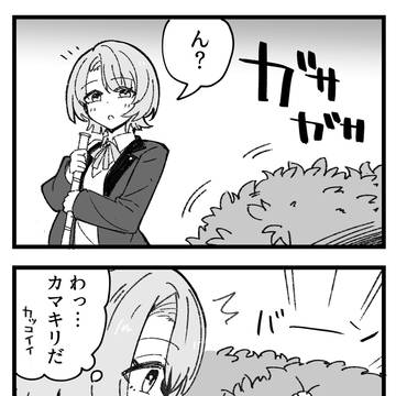 麻央VSカマキリ