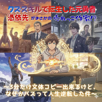 クズスキルで作家に憑依したら、文体コピーで無双した件