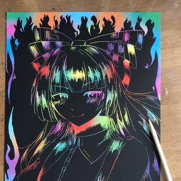 一発描き🌈もこたん