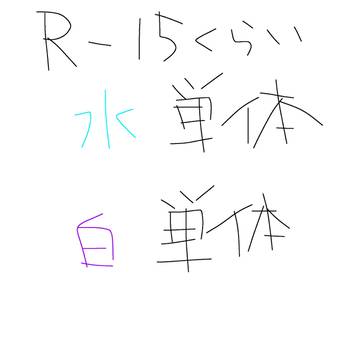 水、白 受けR15