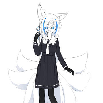 黑白水手服