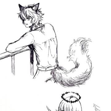 비질 비르투오사 손그림 낙서