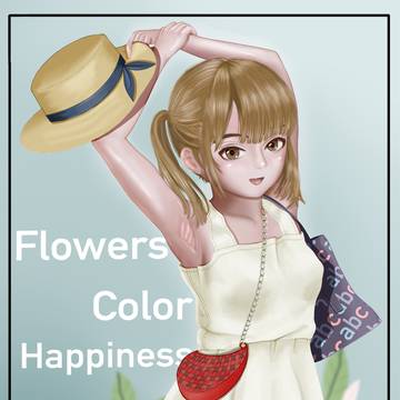 少女のお花