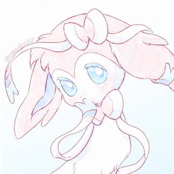 うすいろ儚げニンフィアちゃん🤍💝