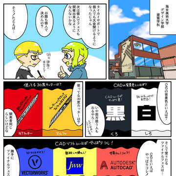 海女美の建築学科での話