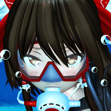 「むーっ!」