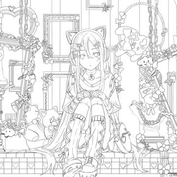 宵崎奏　フリー線画　プロセカ