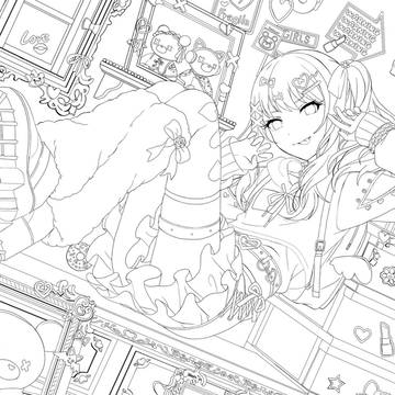 暁山 瑞希　フリー線画　プロセカ