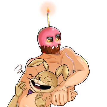ムキムキミスターカップケーキ