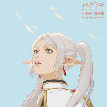 [塗鴉]_跟風抬頭芙莉蓮