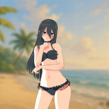 Exhibitionism on the beach