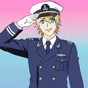 敬礼っ！☆