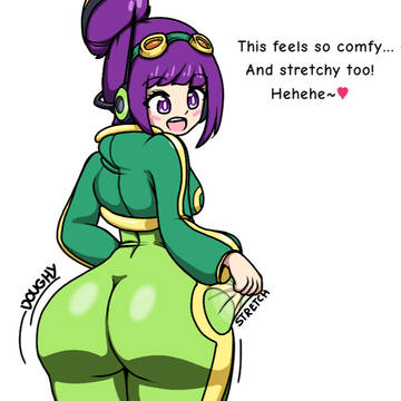 Otama's new egghead suit