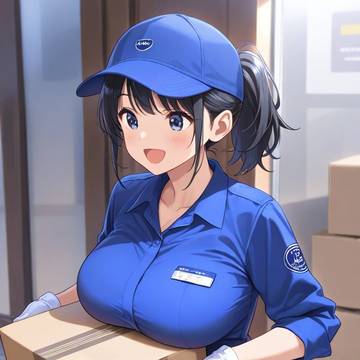 運送業のお姉さん