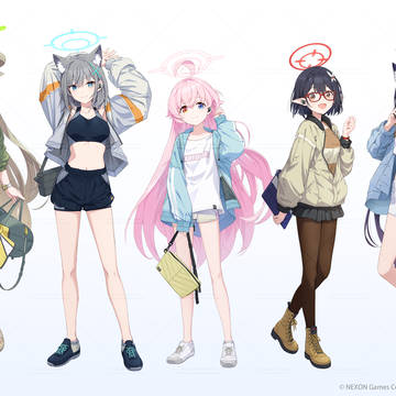 AVIOT×ブルーアーカイブ コラボイヤホン イラスト