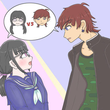 不良男子と委員長女子の入れ替わり