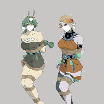COMMISSION: Melinoe and Artemis