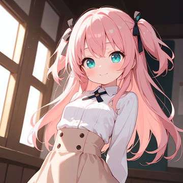 ピンク髪