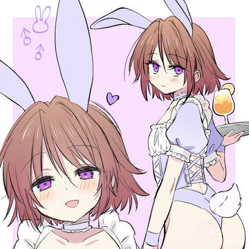 えちえちバニーウェイトレスコス男の娘